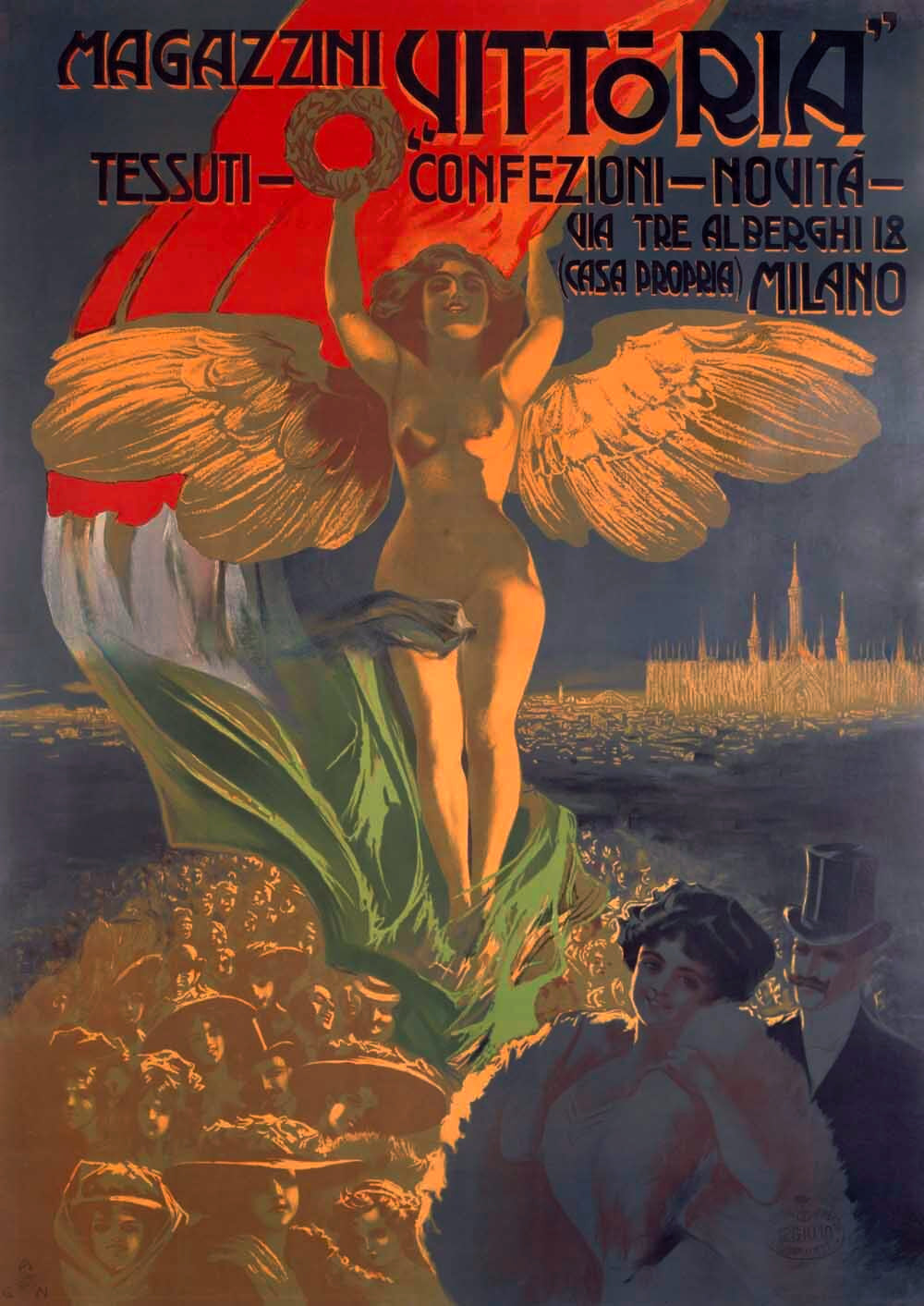 Magazzini Vittoria Milano Poster 0000-0185