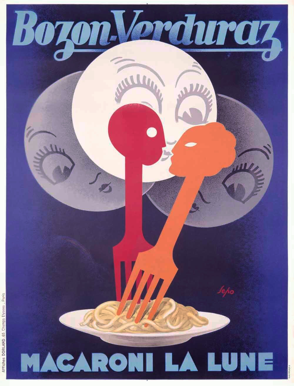 Bozon Verduraz Macaroni Spaghetti Poster 0000-0361