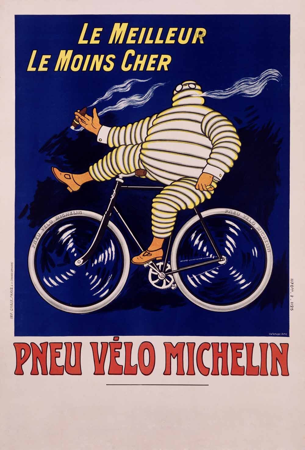 1912 Bibendum Michelin Man Tire Poster 0000-0528