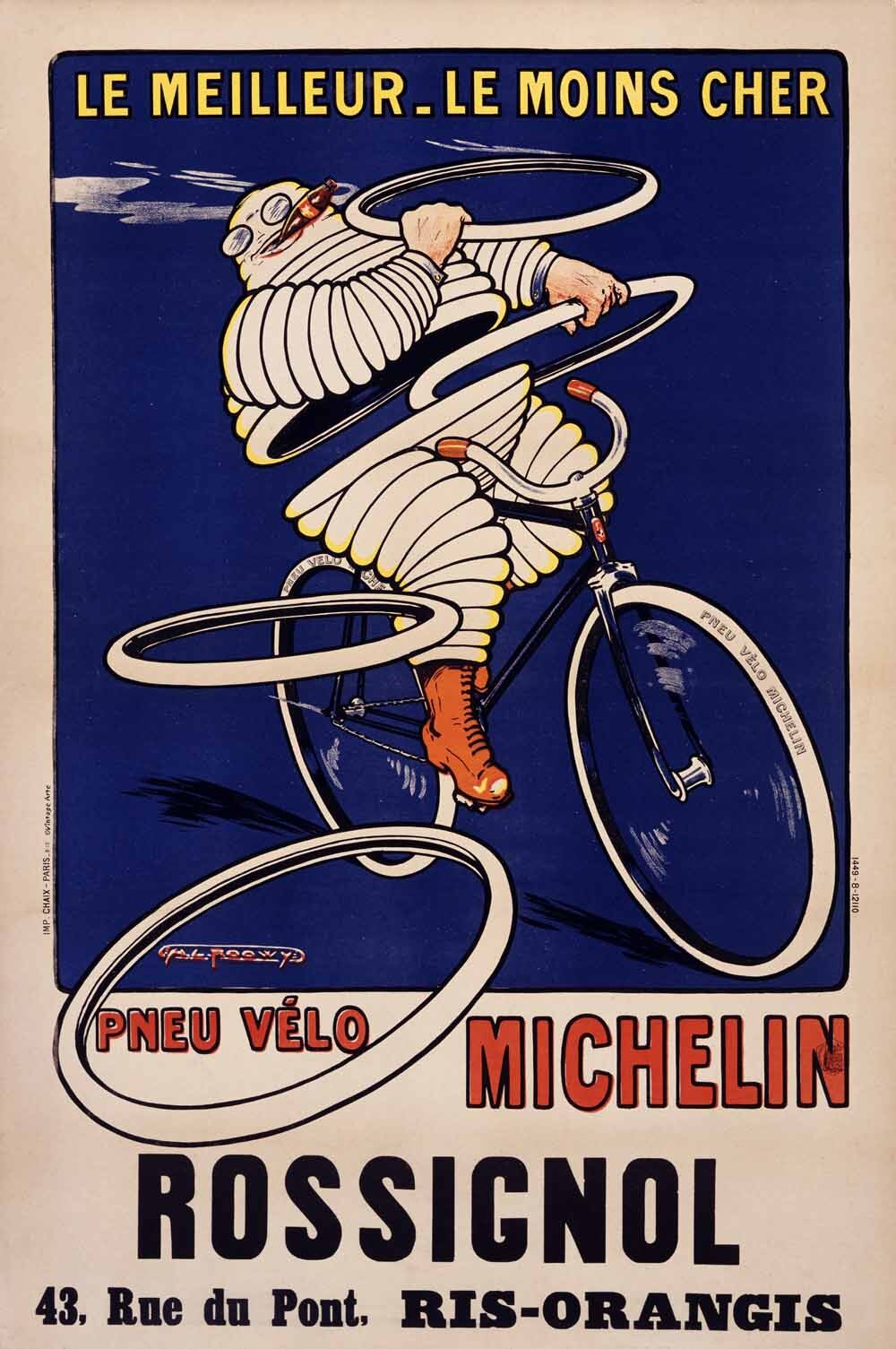Bibendum Michelin Tire Man Poster 0000-0531