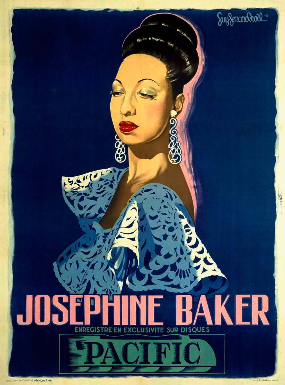 Josephine Baker Pacific Records Poster 0000-0583