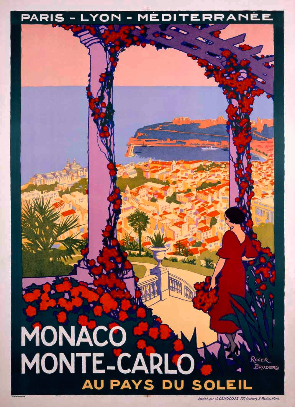Monaco Monte Carlo Sun Country Poster 0000-0696