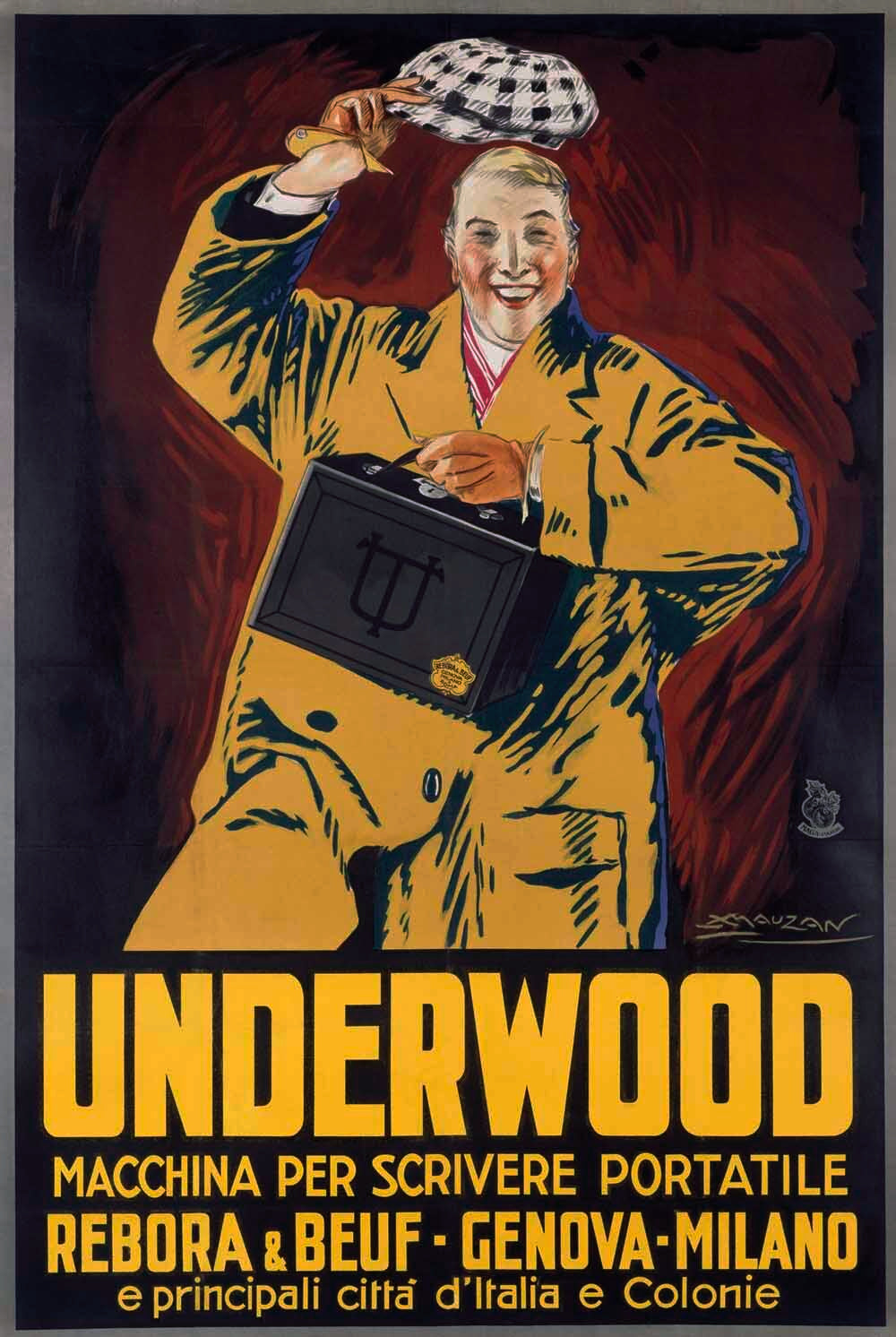 Underwood Portable Typewriter Poster 0000-0865