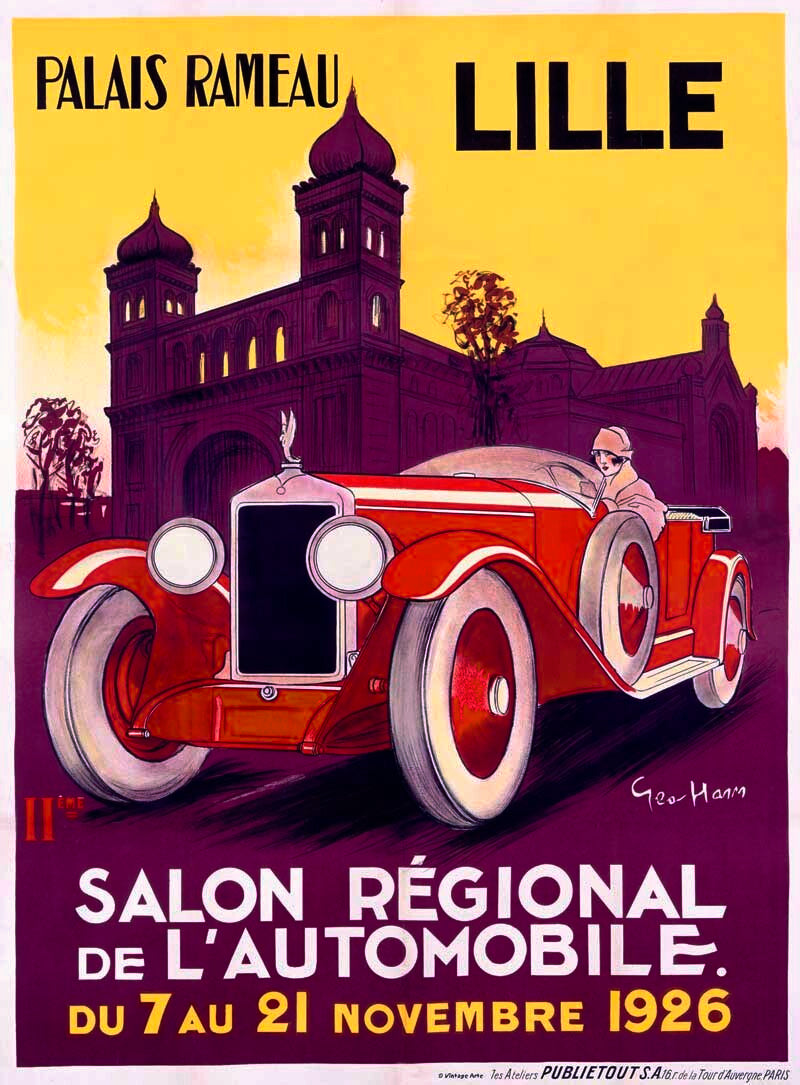 Lille Automobile Show Poster 0000-0958