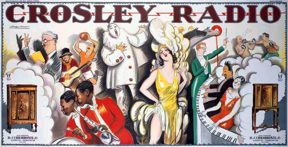 Crosley Tube Radio Poster 0000-0993