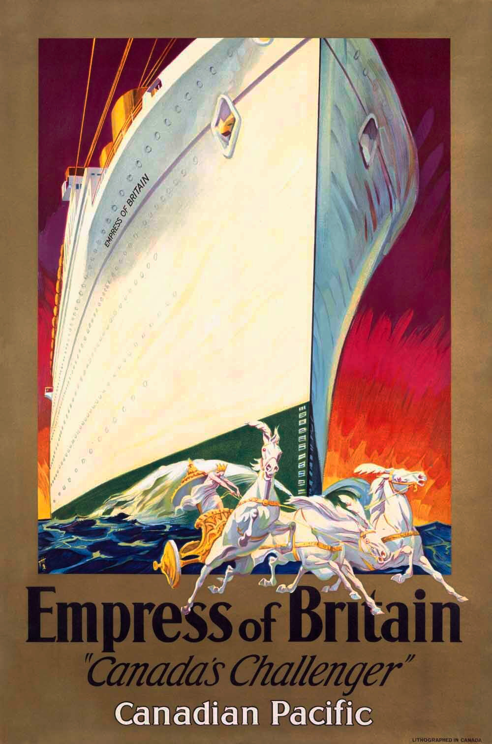 Canadian Pacific Railway Empress Poster 0000-1061