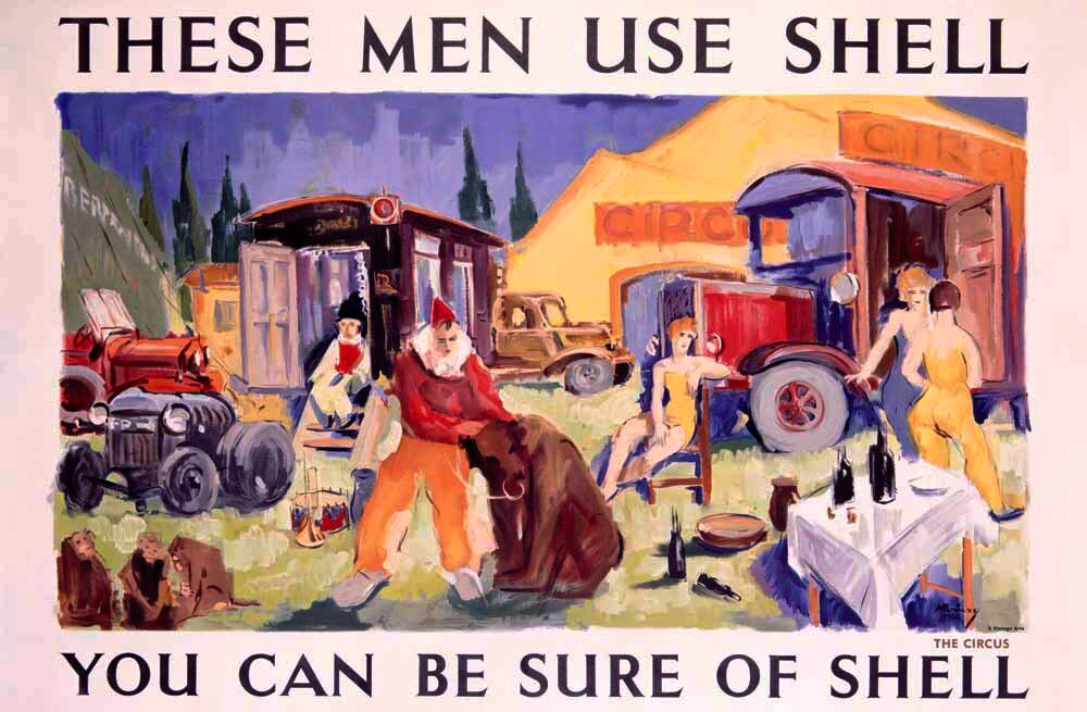 Shell Oil Circus Performers 0000-1128