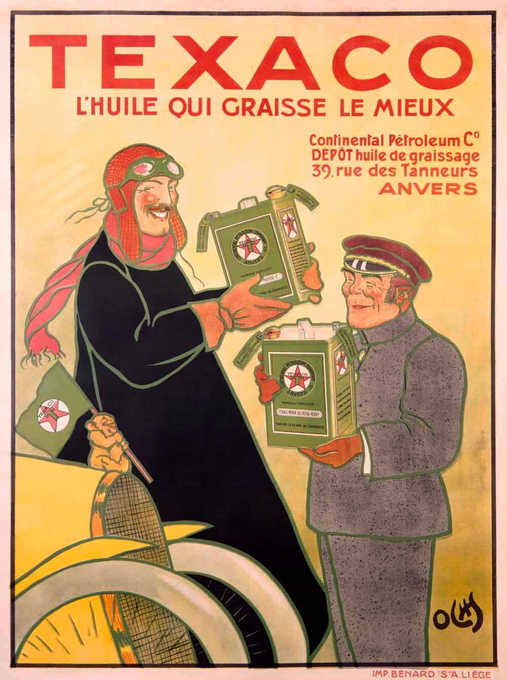 Texaco Automobile Motor Oil Poster 0000-1138