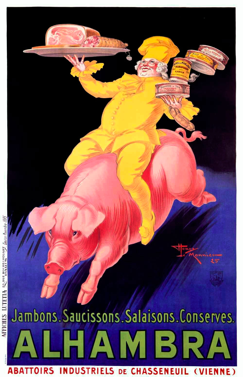 Alhambra Pork Products Poster 0000-1141