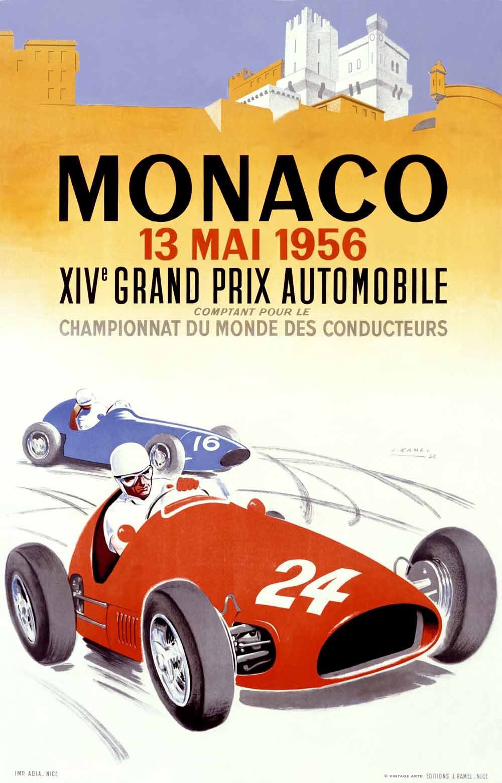 1956 Monaco Grand Prix F1 0000-1605