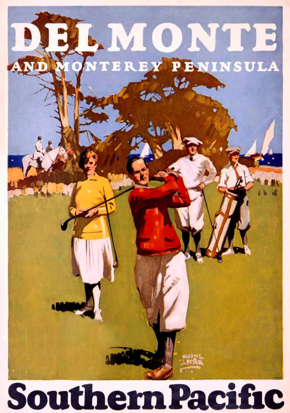 Southern Pacific Railroad Monterey Poster 0000-1647