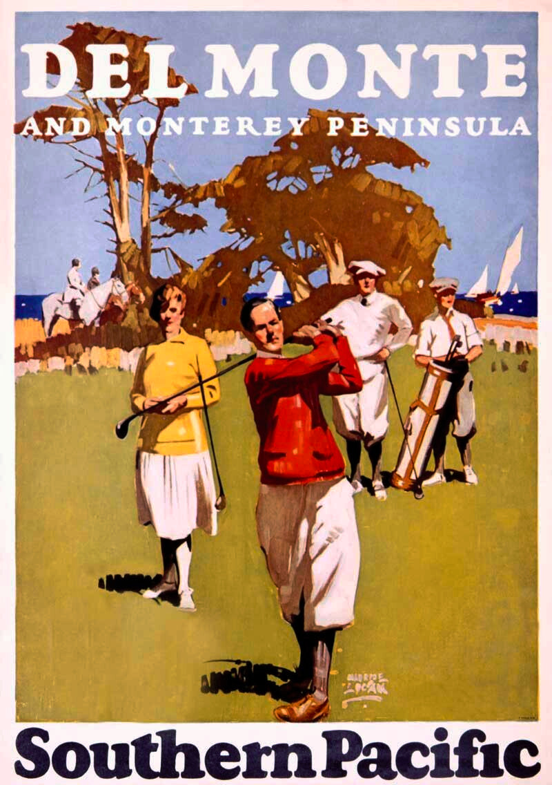 Southern Pacific Railroad Monterey Poster 0000-1647