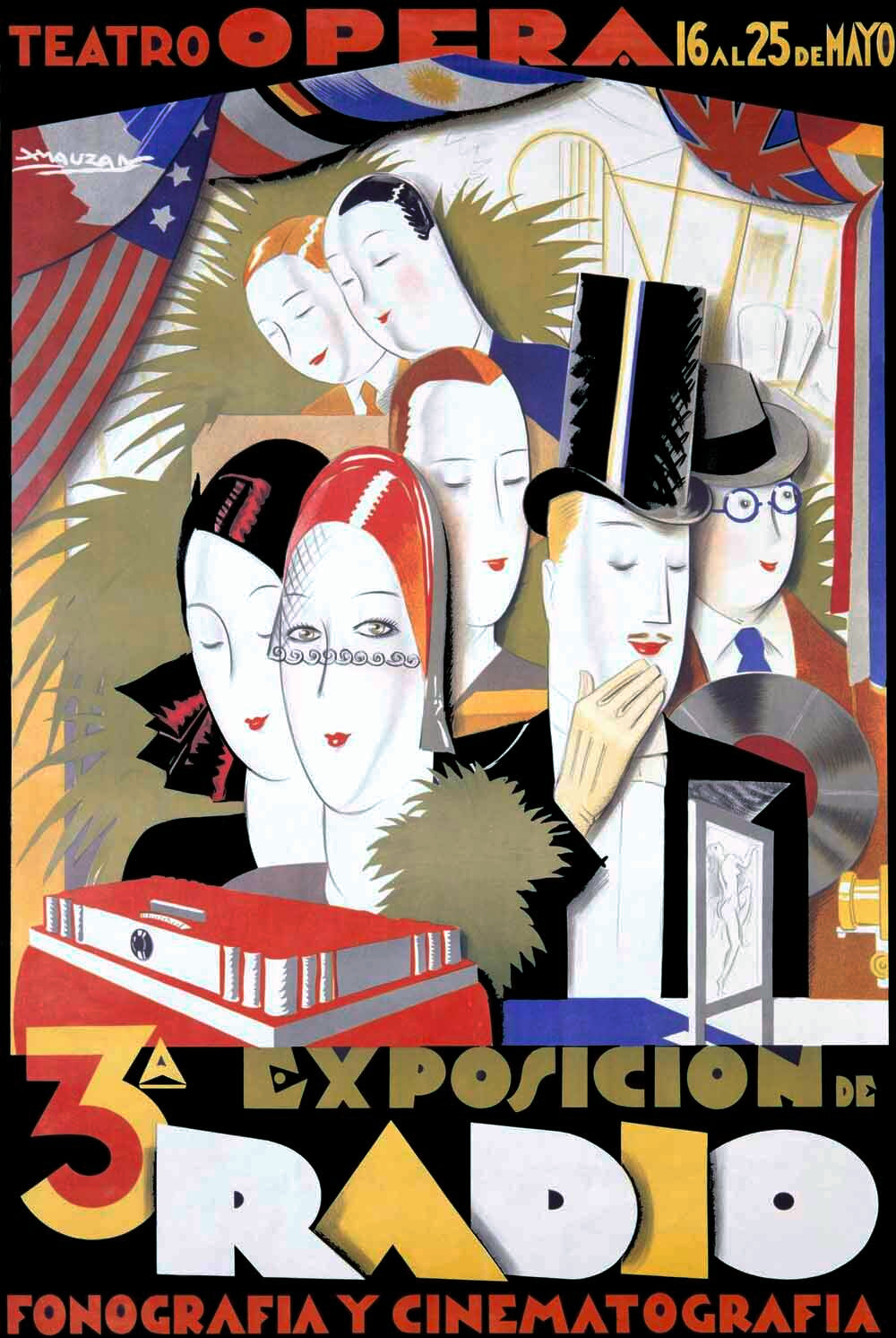1931 Spanish Deco Radio Exposition 0000-1741