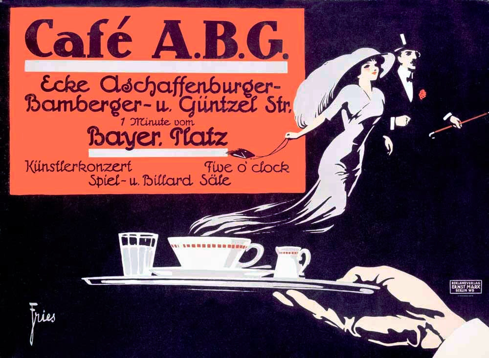 Cafe ABG Coffee Poster 0000-1829