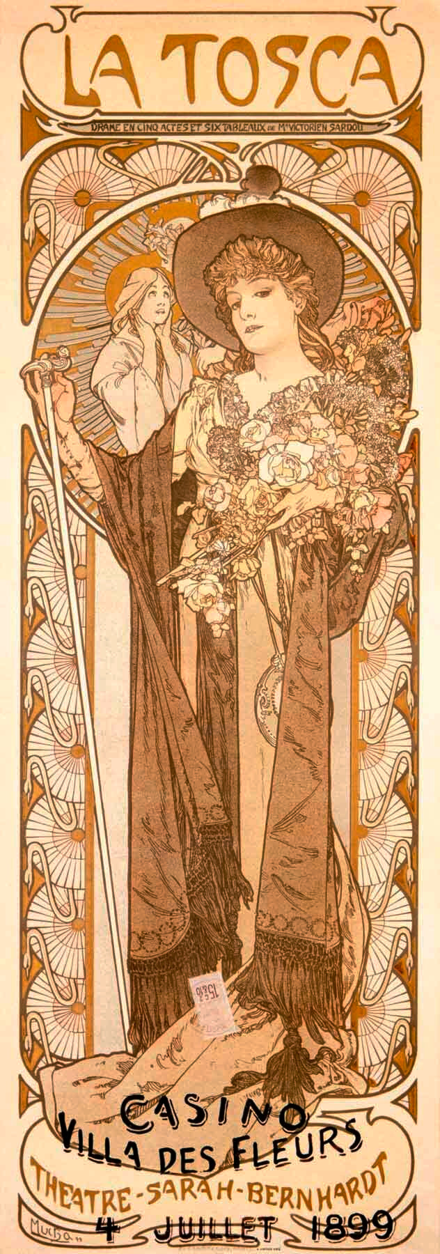 Mucha La Tosca Casino Poster 0000-1834