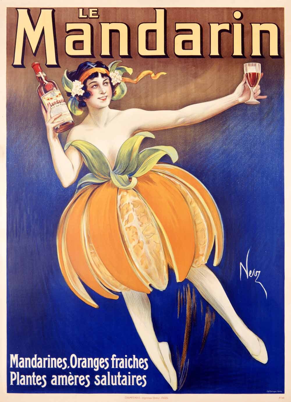 Mandarin Orange Aperitif Poster 0000-1838
