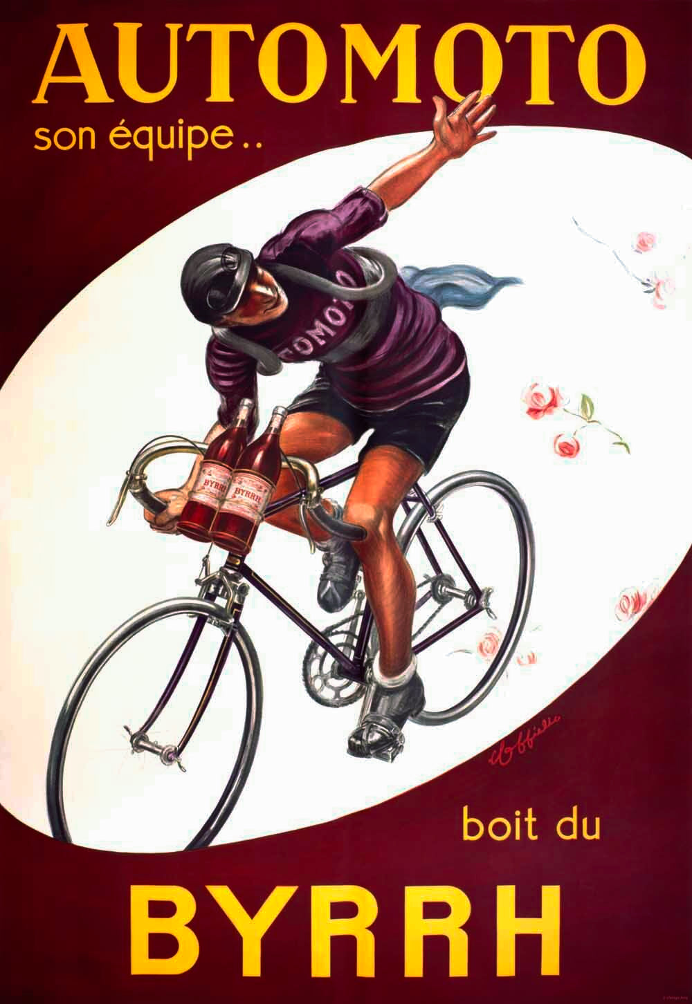 Leonetto Cappiello Automoto Byrrh Poster 0000-2041