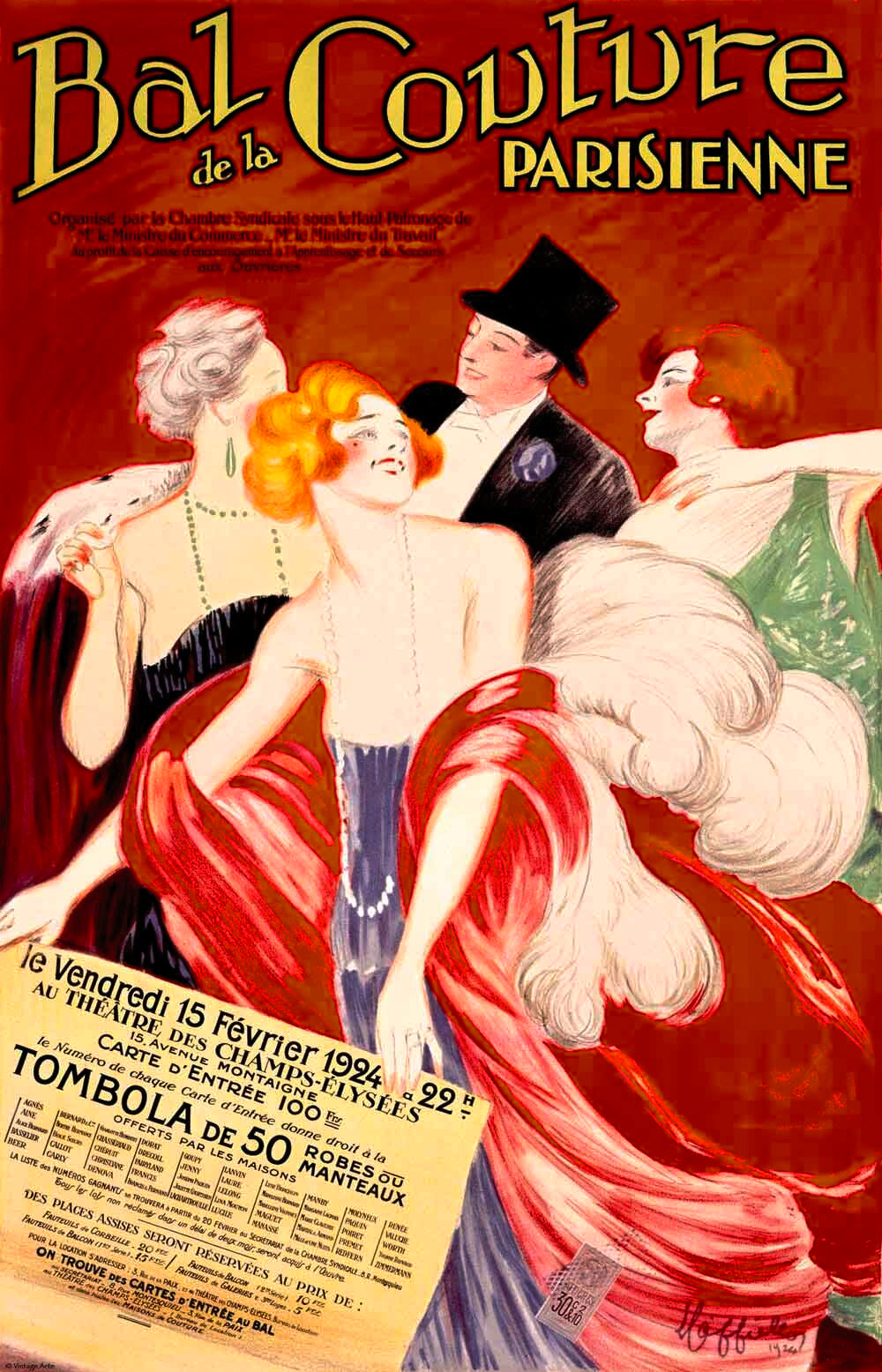 Leonetto Cappiello Bal de la Couture Parisienne 0000-2042
