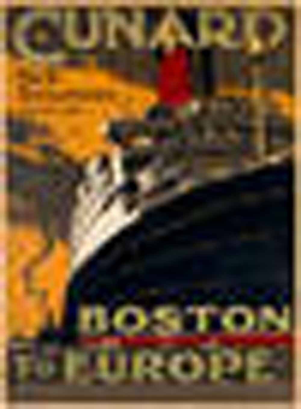 Cunard Ocean Line Boston to Europe 0000-2093