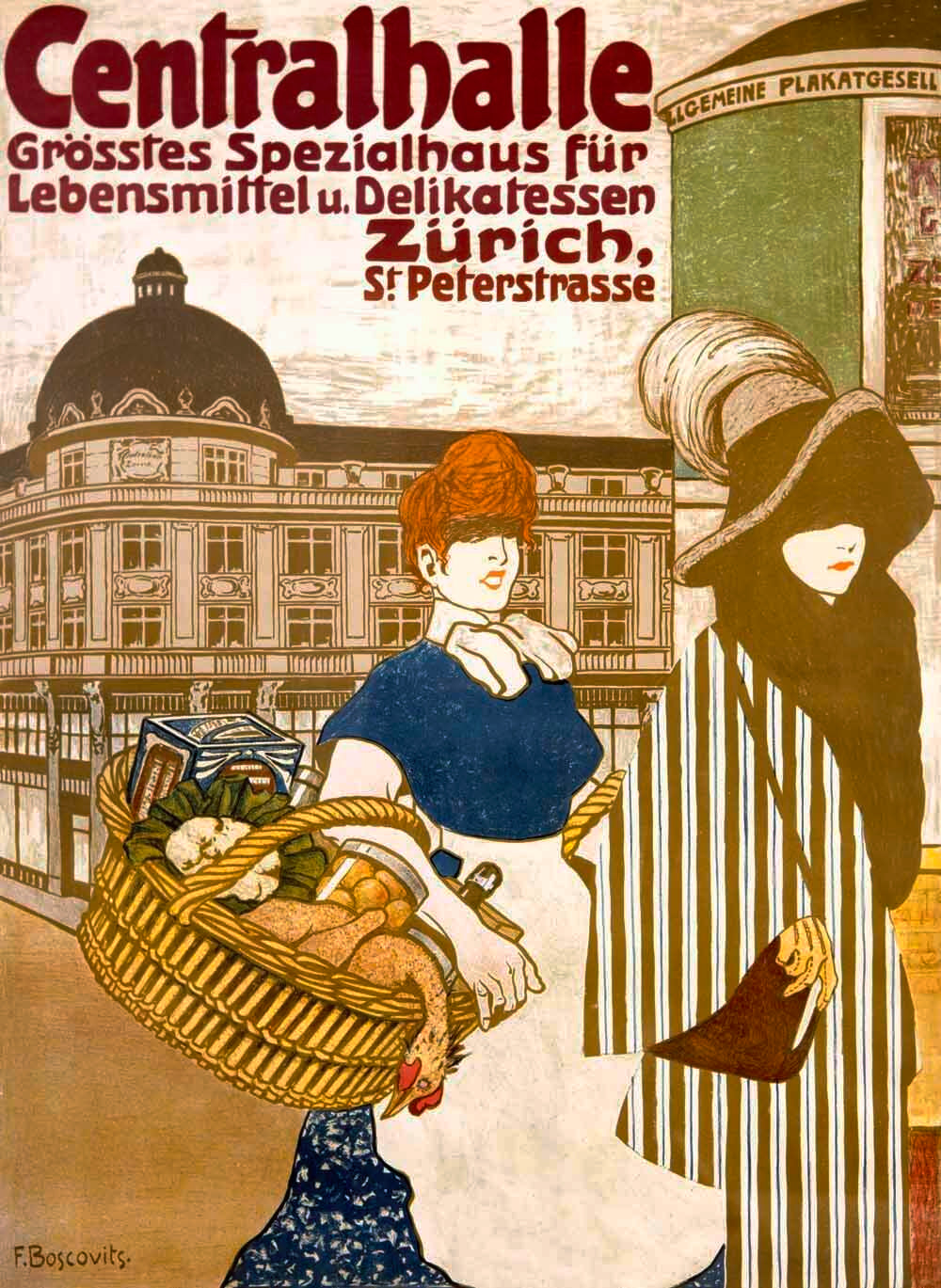 Centralhalle Delicatessen Poster 0000-2097