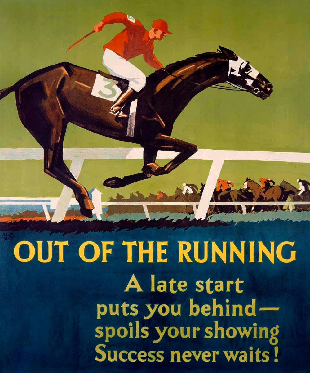 Out of the Running Motivational 0000-2156