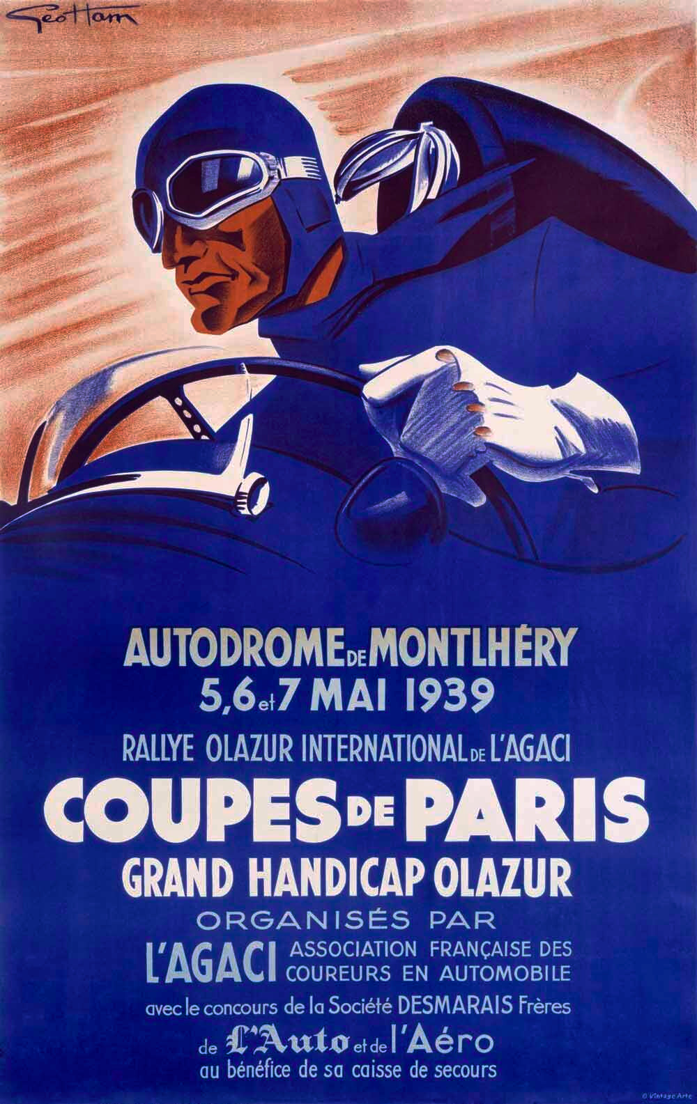 Paris Grand Prix Formula One Poster 0000-2248