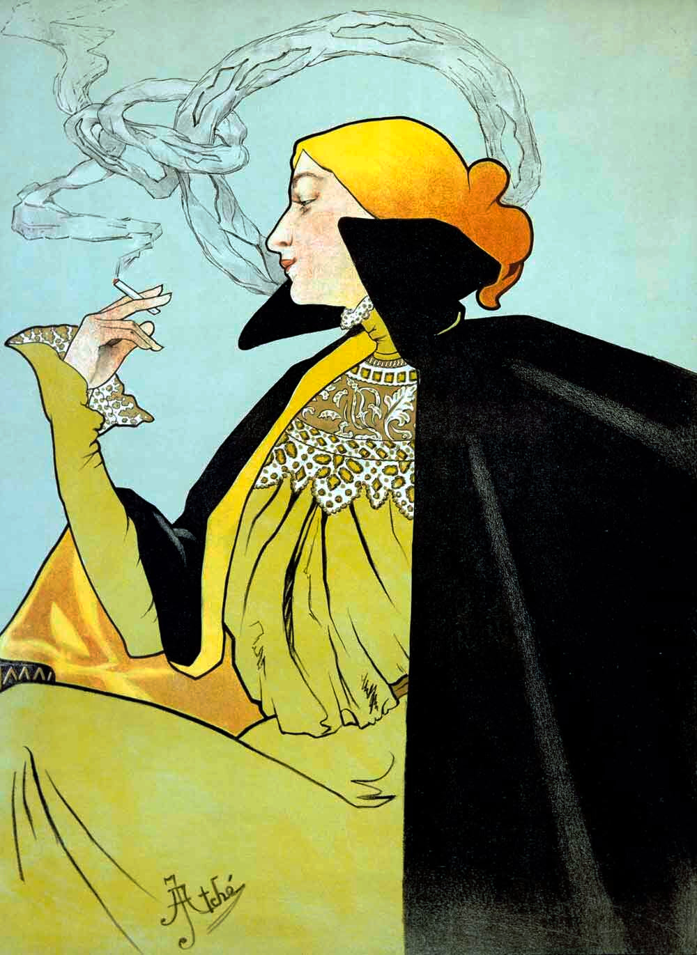Woman with Cigarette 0000-2557