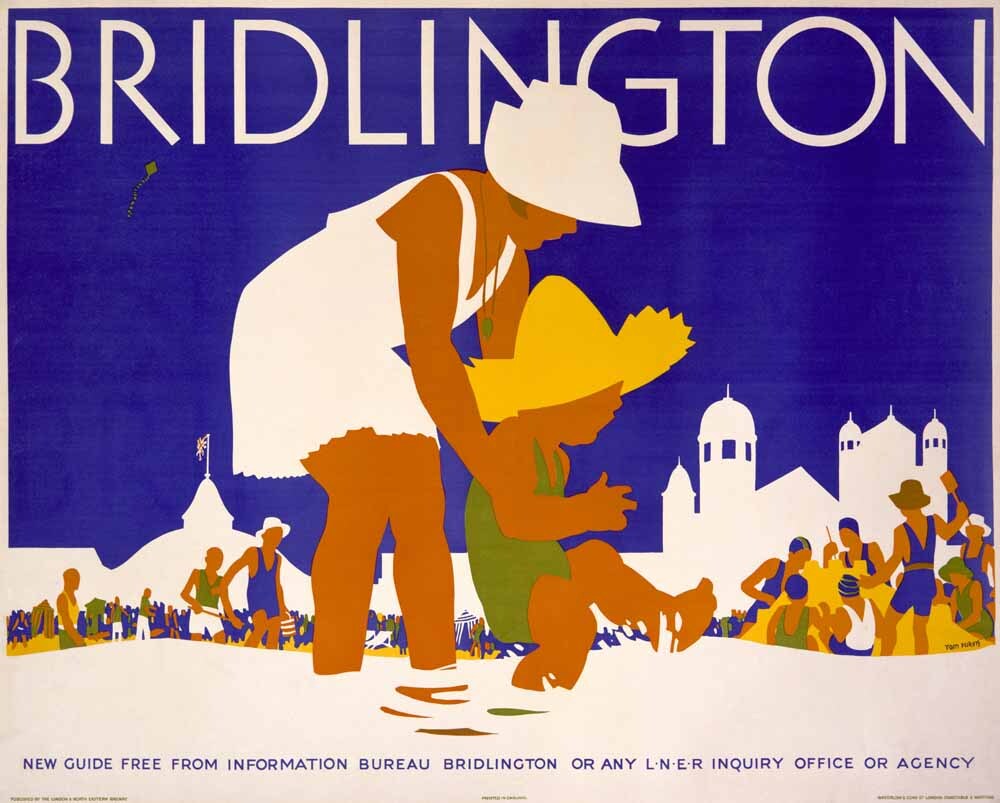 LNER Railway Bridlington Beach Poster 0000-2603