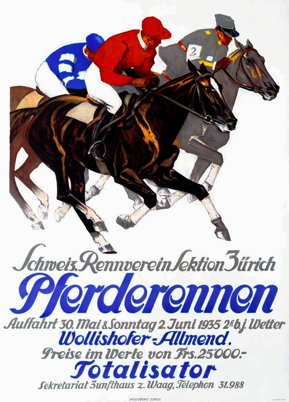 Pferderennen/Wollishofer-Allmend 0000-2681