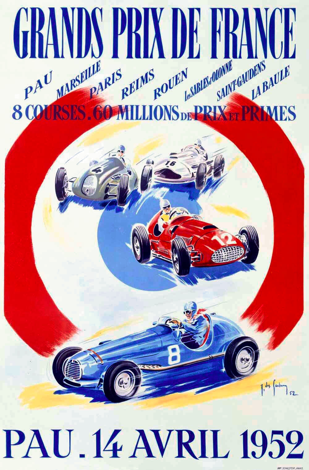 1952 Grand Prix de France F1 Race 0000-2731