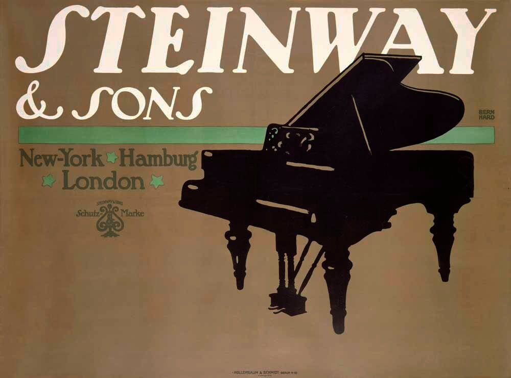 Steinway Grand Piano Poster 0000-2870