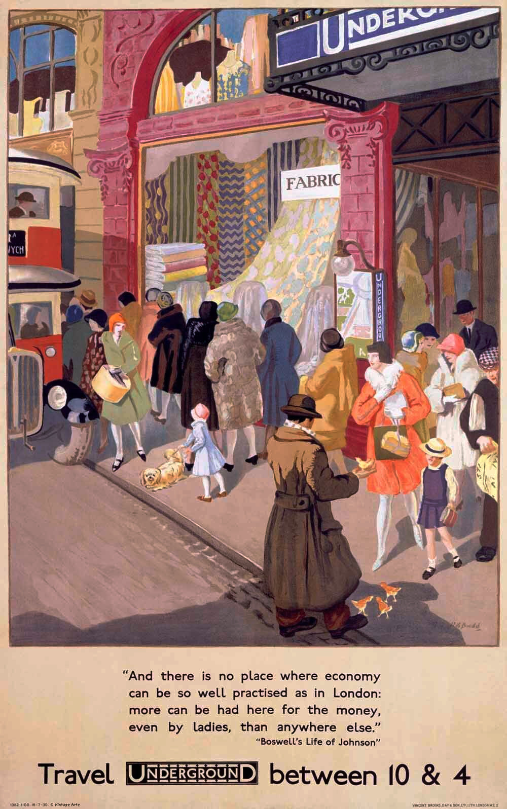 London Underground 10 and 4 Poster 0000-3035
