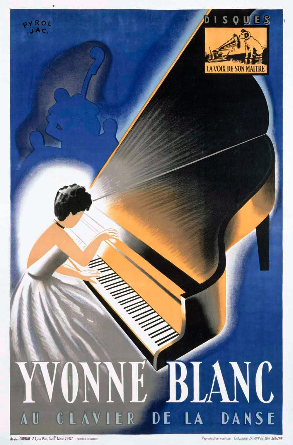 Yvonne Blanc Piano Concerto Poster 0000-3054