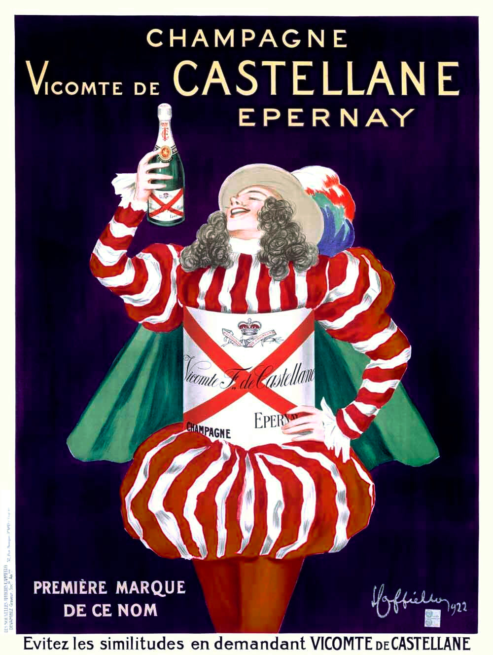 Leonetto Cappiello Champagne Vicomte de Castellane 0000-3082