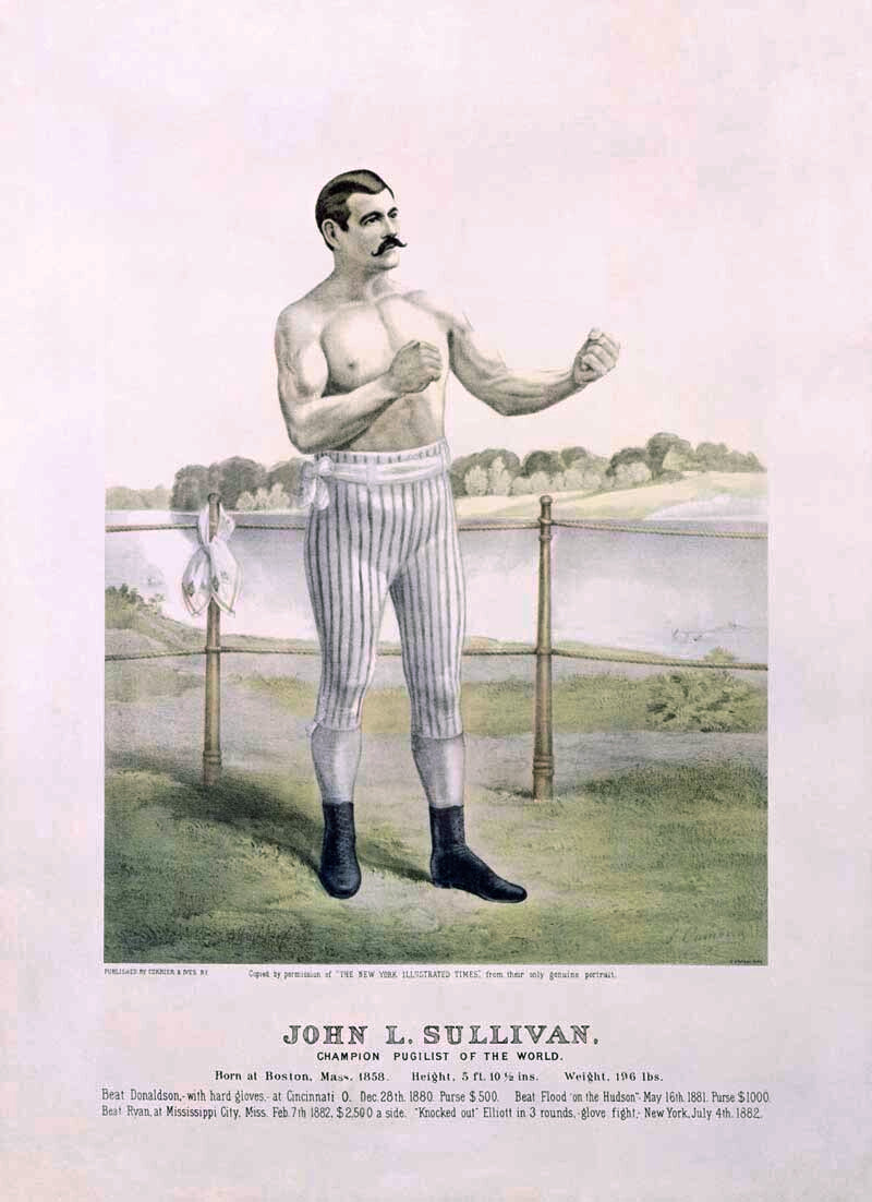 Irish Boxer John L. Sullivan Poster 0000-3138