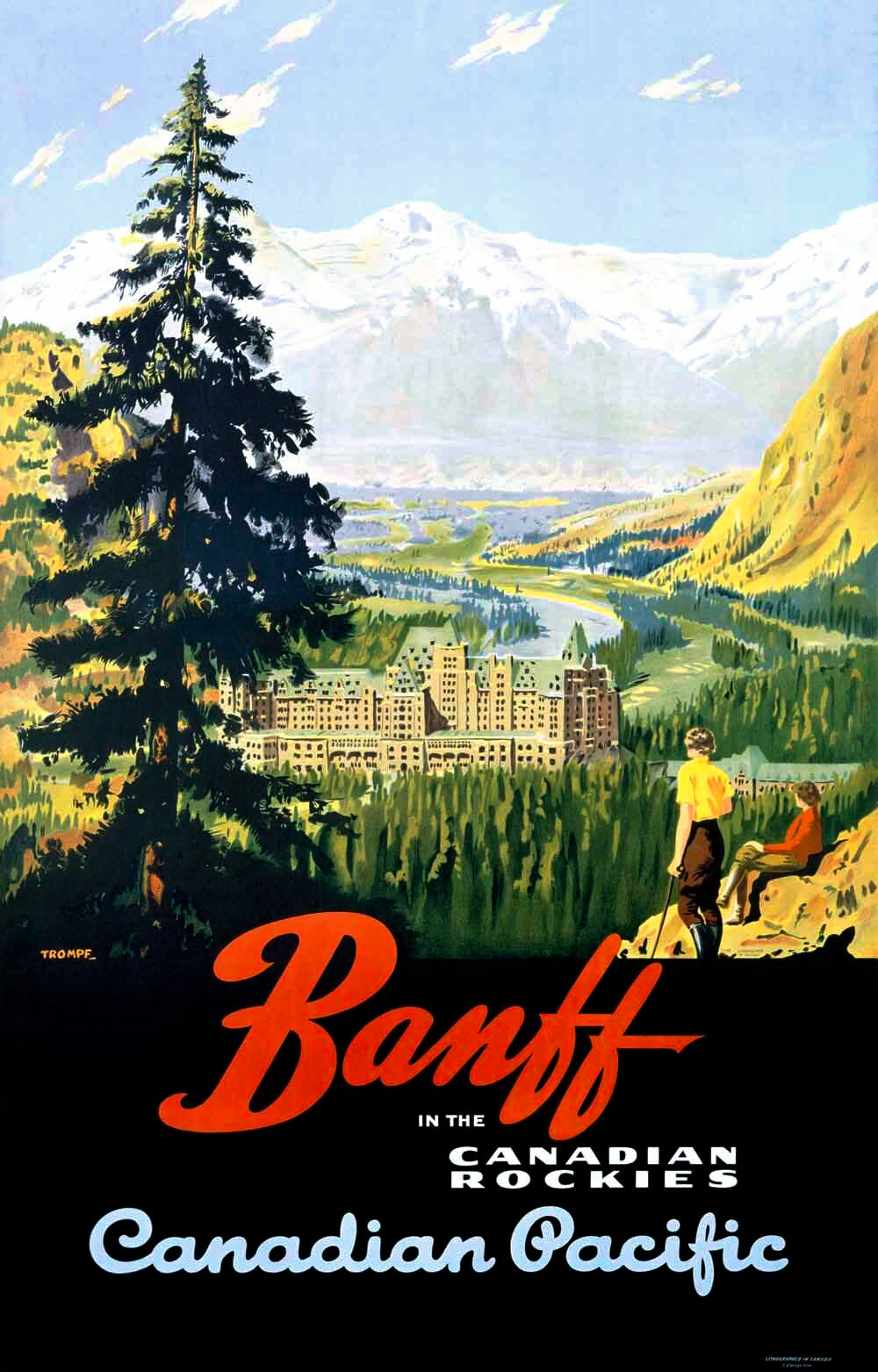 Canadian Pacific Banff Railway Poster 0000-3162