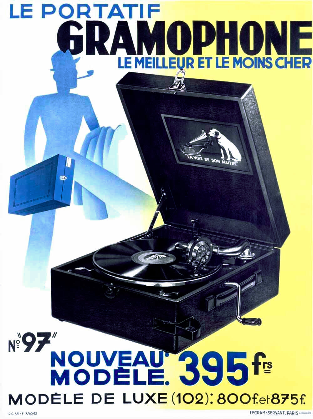 Victrola Portable Phonograph Poster 0000-3259