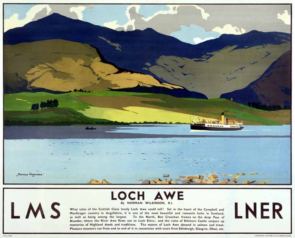 LMS Railway Loch Awe Poster 0000-3420