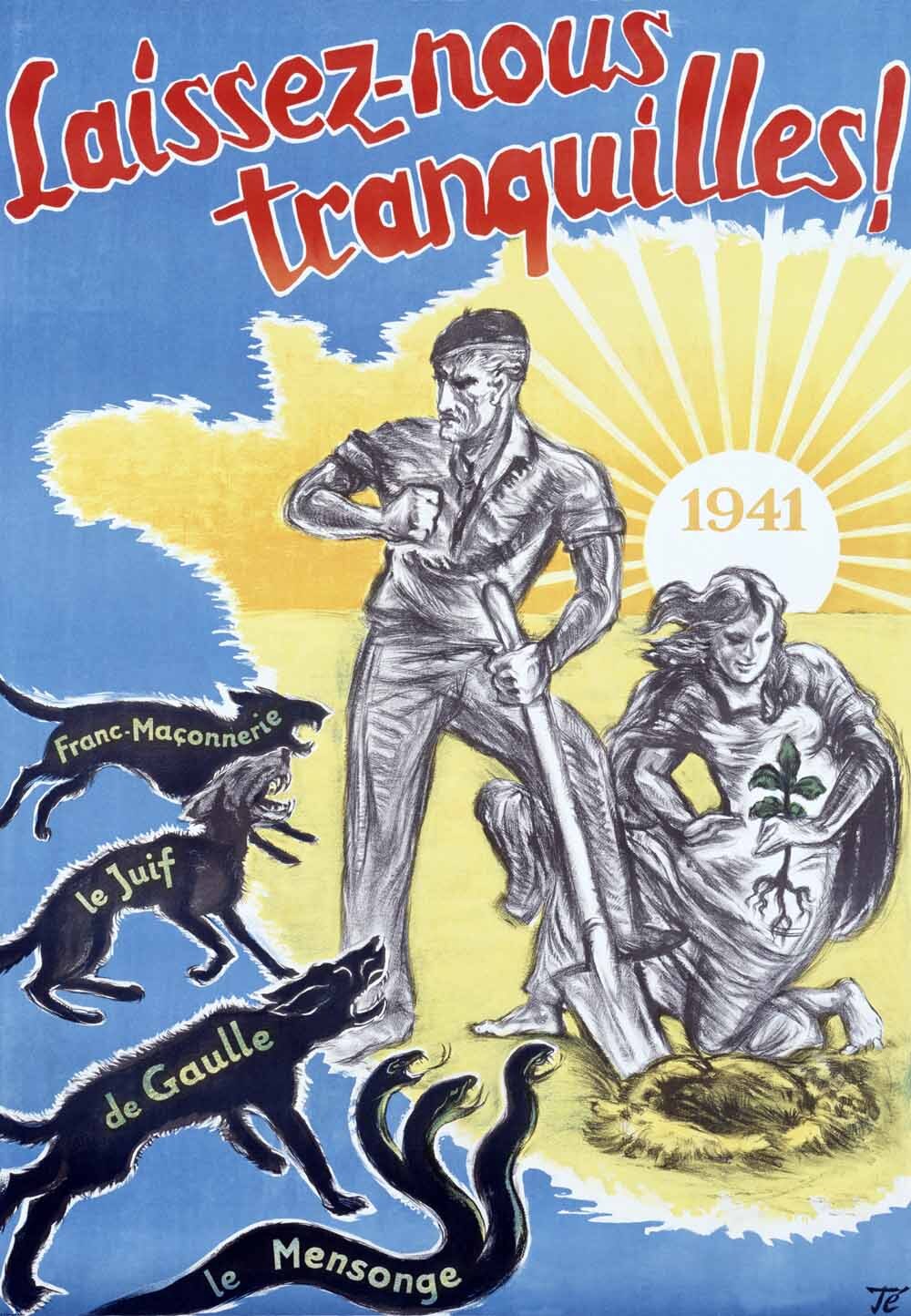 WWII Vichy French Liberation Poster 0000-3578