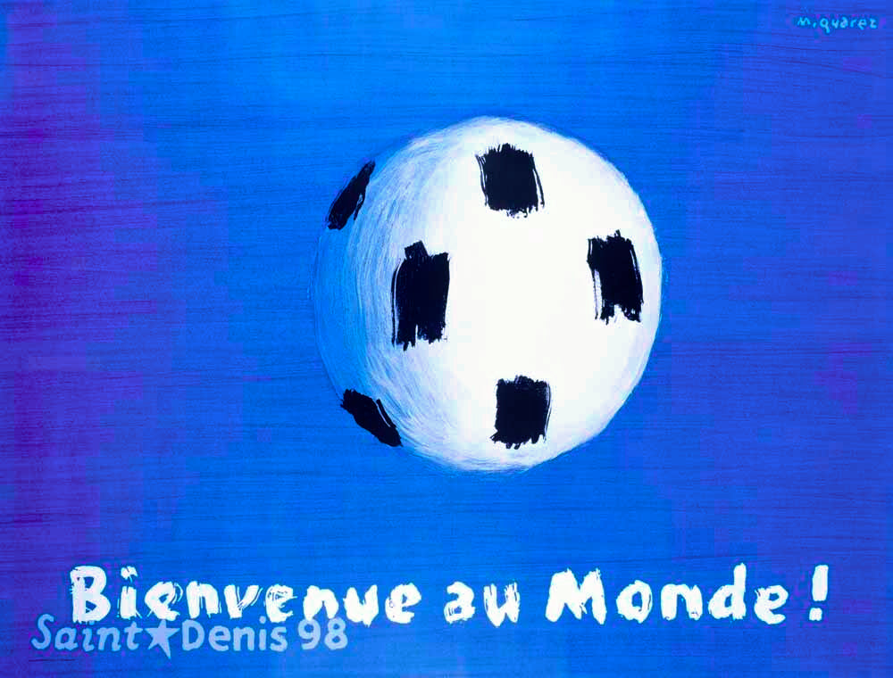 1998 World Cup Soccer Saint Denis Poster 0000-3666