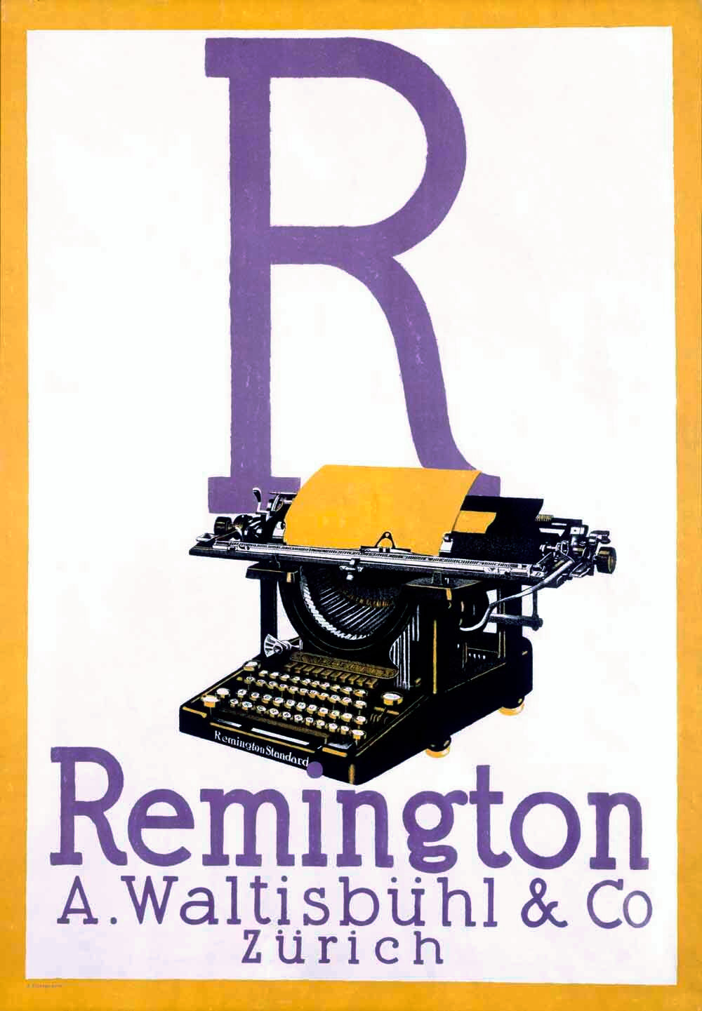 Remington Typewriter Poster 0000-3670
