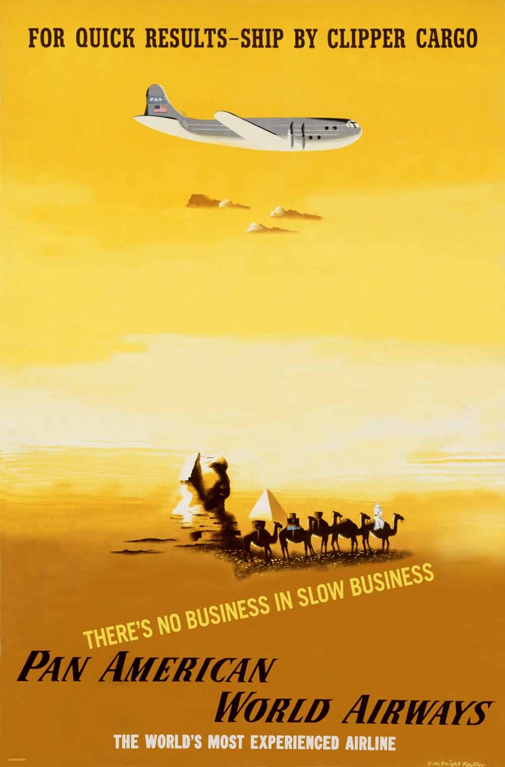 Pan American Airlines Clipper to Egypt Poster 0000-3699