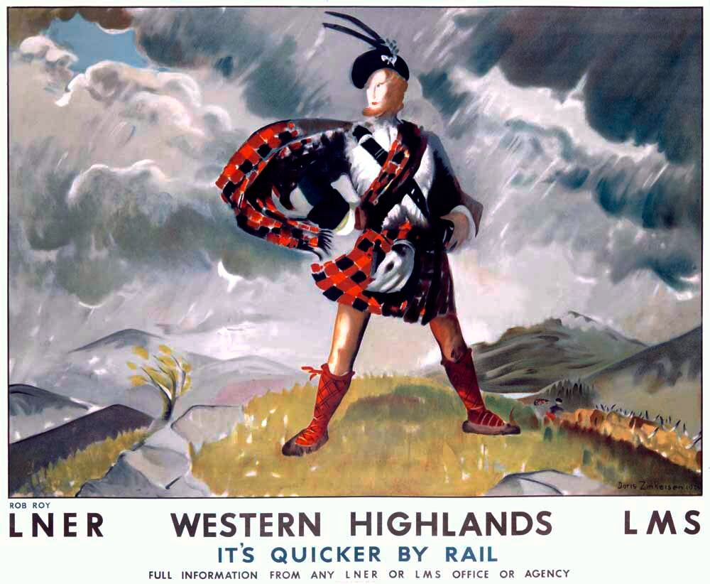 LNER Railway Western Highlands Poster 0000-3763