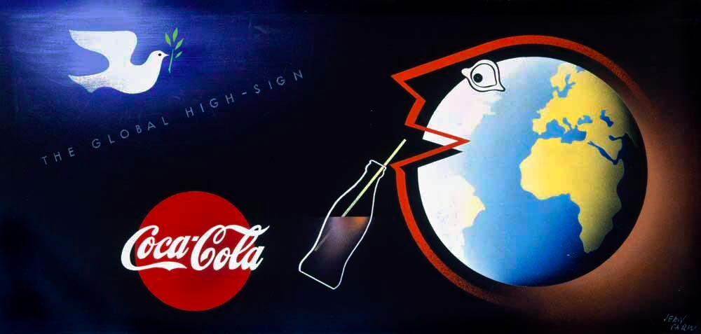Coca Cola Coke Global High Sign Poster 0000-3805