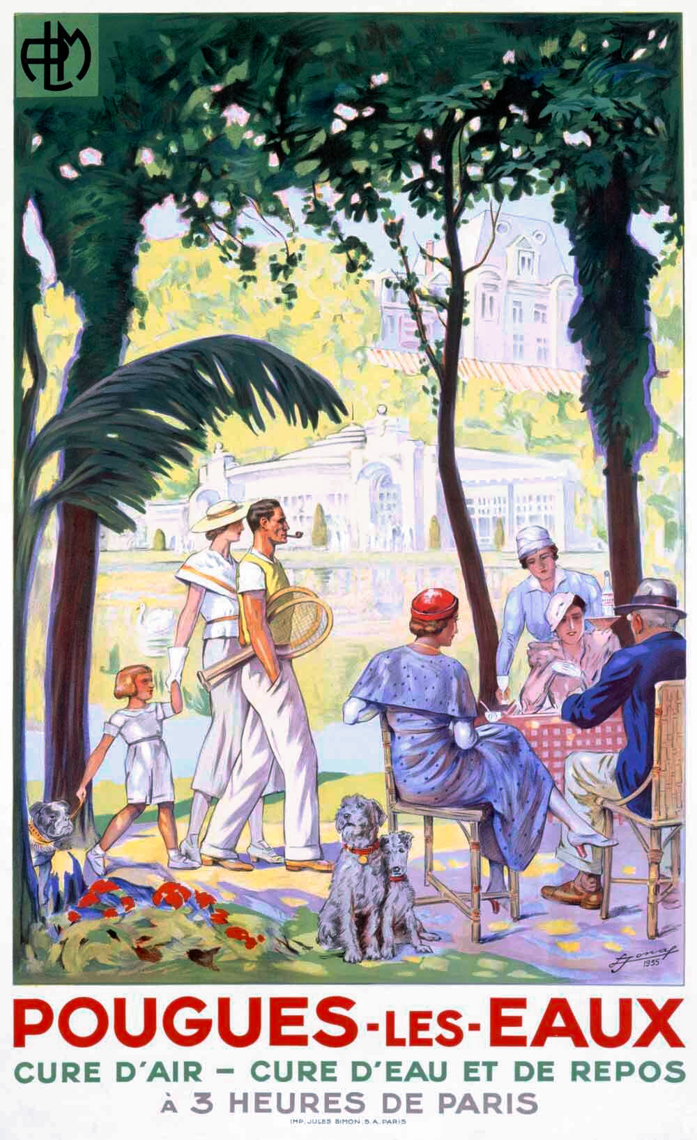 Pougues-les-Eaux Resort Poster 0000-3953