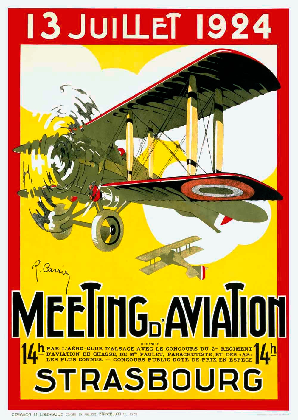 Strasborg Aviation Exposition Poster 0000-4014