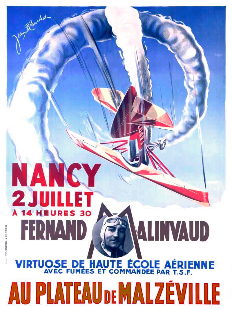 Fernand Malinvad Aviation Expo Poster 0000-4016