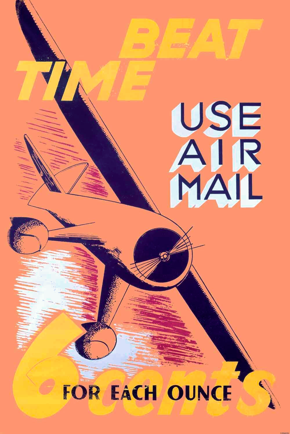 Beat Time Use Air Mail 0000-4028