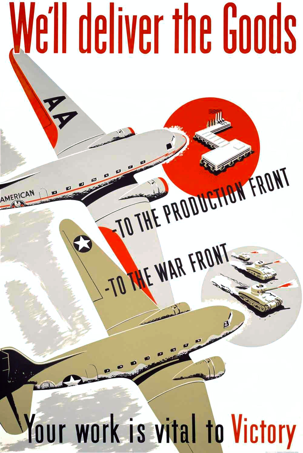American Airlines Deliver Goods Poster 0000-4067