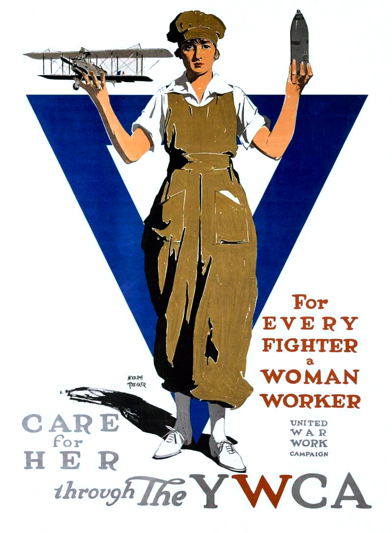 For Every Fighter a Woman Worker — Care for Her through the YWCA 0000-4098